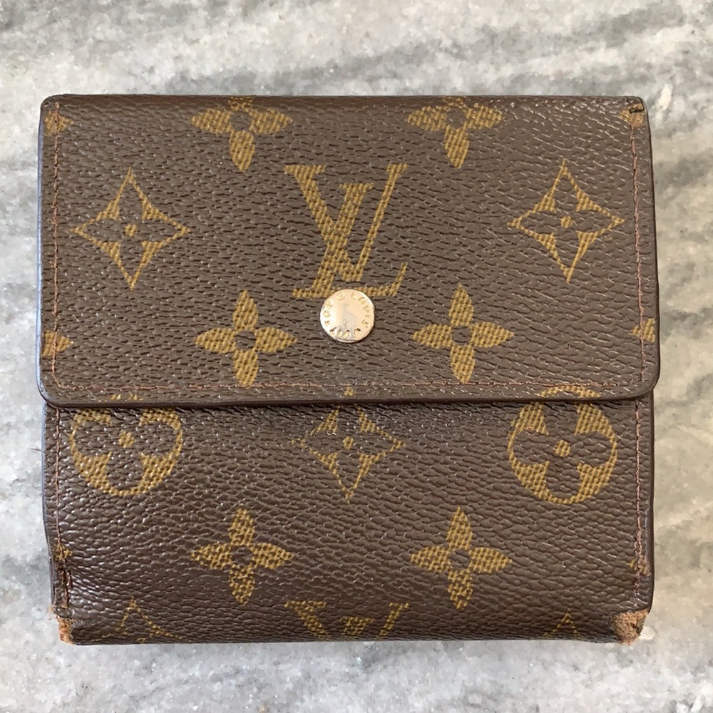 Authentic Louis Vuitton wallet (poor condition)